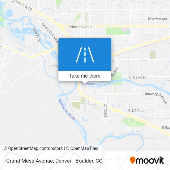 Grand Mesa Avenue map