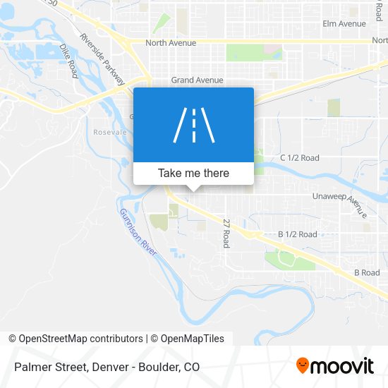 Palmer Street map