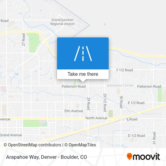 Arapahoe Way map