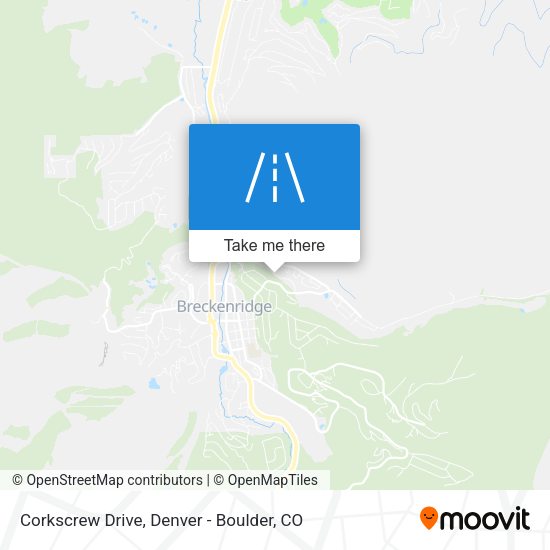 Corkscrew Drive map