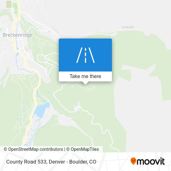 County Road 533 map