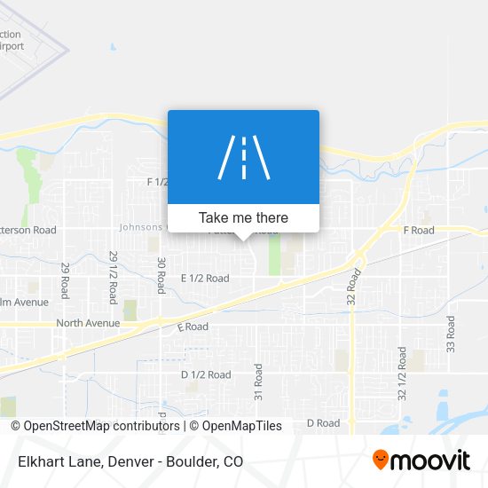 Elkhart Lane map