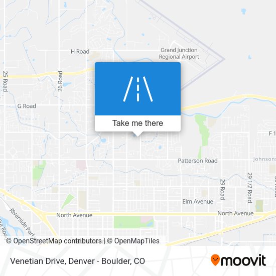 Venetian Drive map