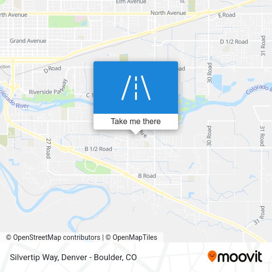 Silvertip Way map