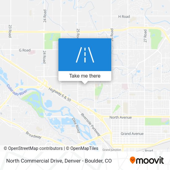 Mapa de North Commercial Drive
