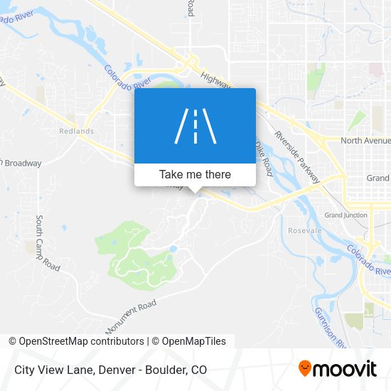 City View Lane map