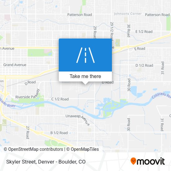 Mapa de Skyler Street