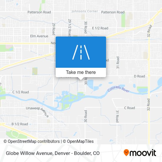 Globe Willow Avenue map