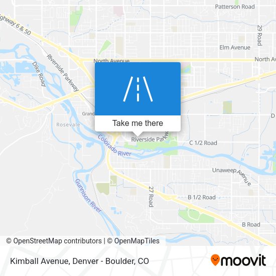 Kimball Avenue map
