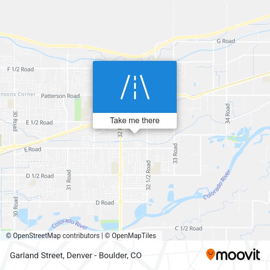 Garland Street map