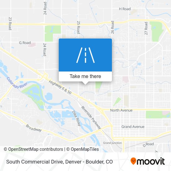 Mapa de South Commercial Drive