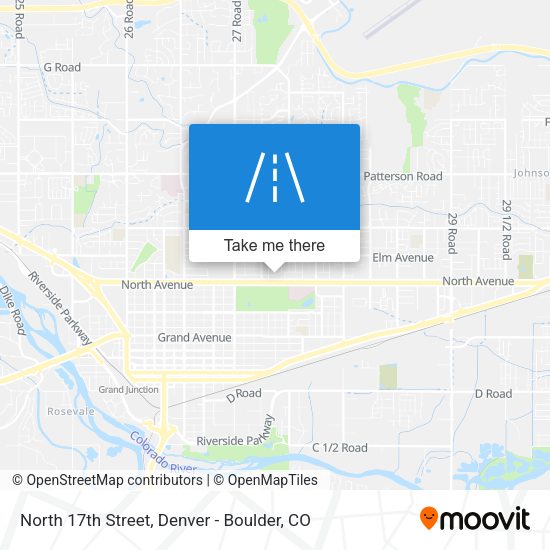 Mapa de North 17th Street