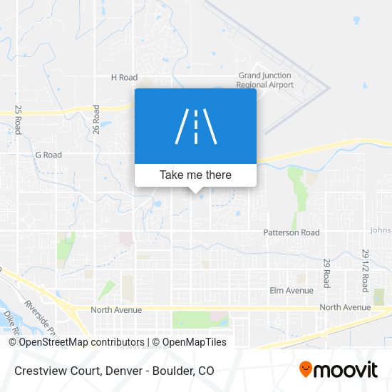 Mapa de Crestview Court