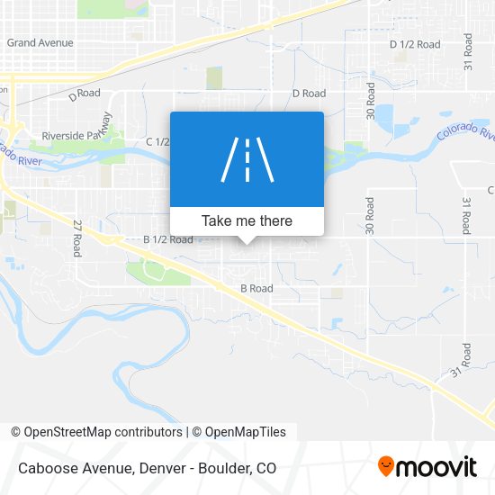 Caboose Avenue map