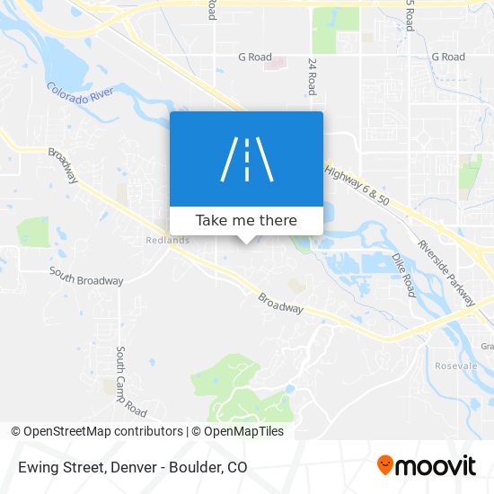 Ewing Street map