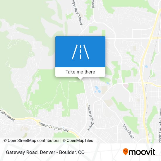 Mapa de Gateway Road