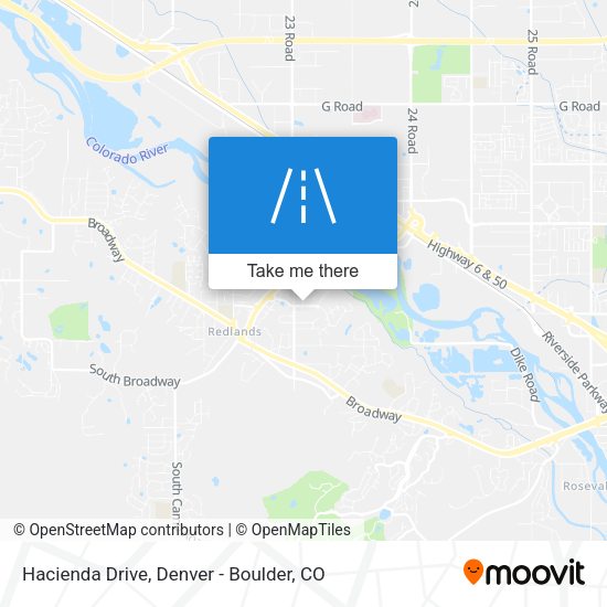 Hacienda Drive map