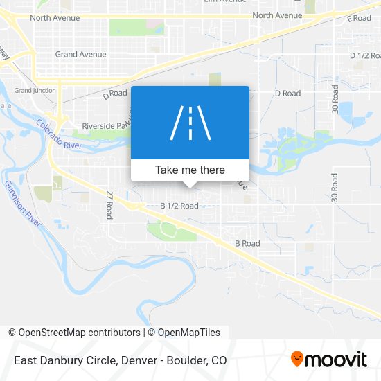 Mapa de East Danbury Circle