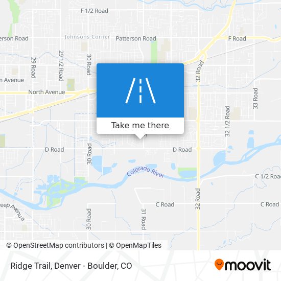 Ridge Trail map