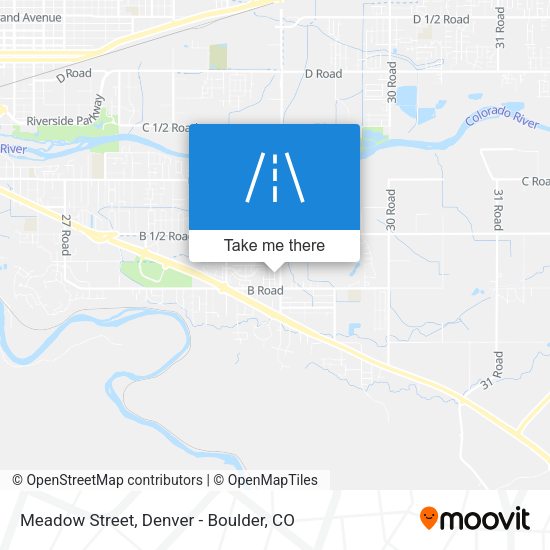 Meadow Street map