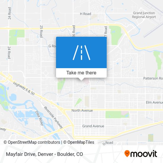 Mapa de Mayfair Drive