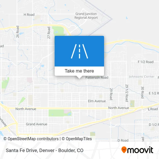 Santa Fe Drive map