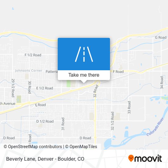 Beverly Lane map
