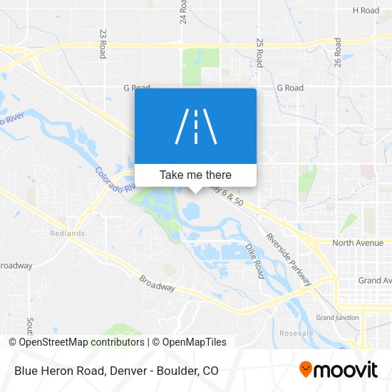 Blue Heron Road map