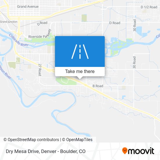 Mapa de Dry Mesa Drive