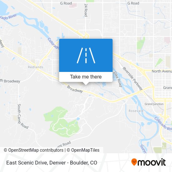 East Scenic Drive map