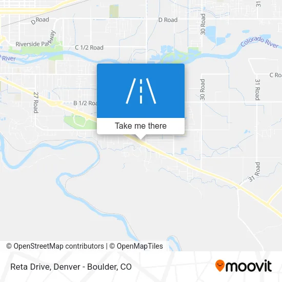 Reta Drive map