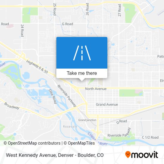 West Kennedy Avenue map