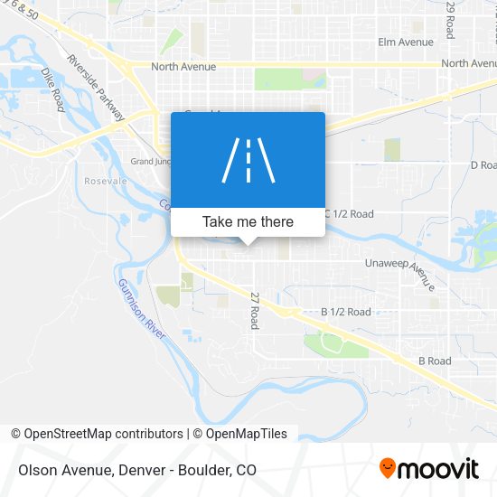 Mapa de Olson Avenue