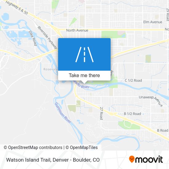 Watson Island Trail map