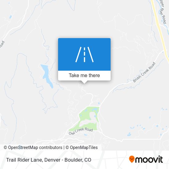 Trail Rider Lane map