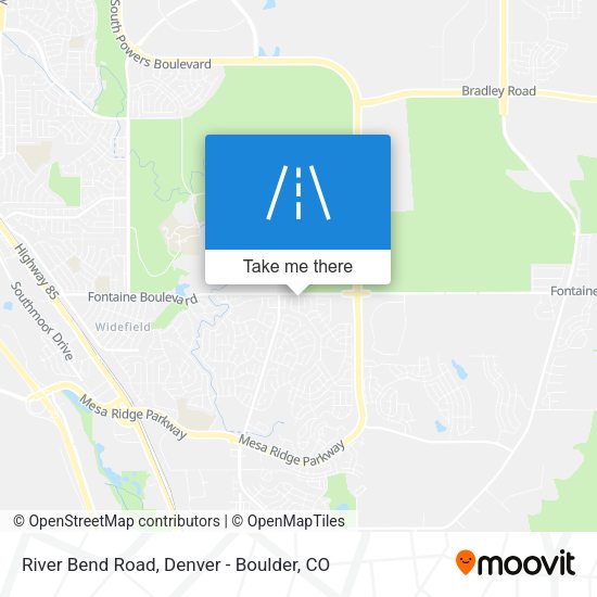 Mapa de River Bend Road
