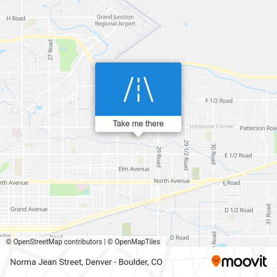 Norma Jean Street map