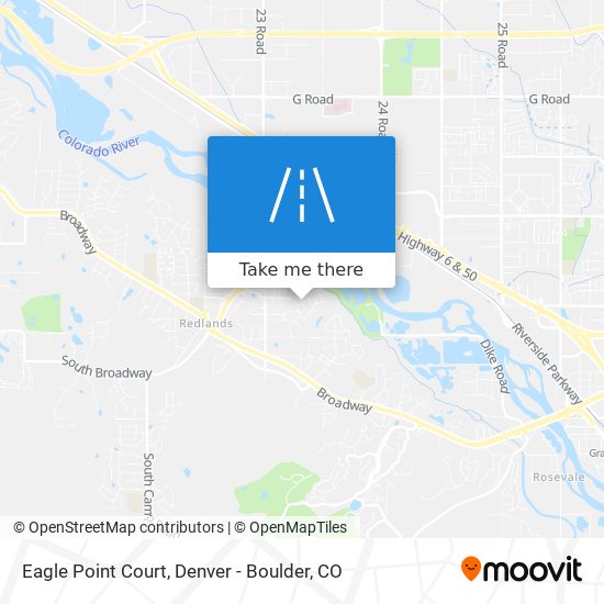 Eagle Point Court map