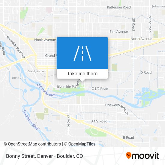 Mapa de Bonny Street