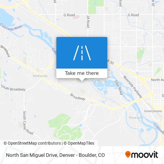 Mapa de North San Miguel Drive