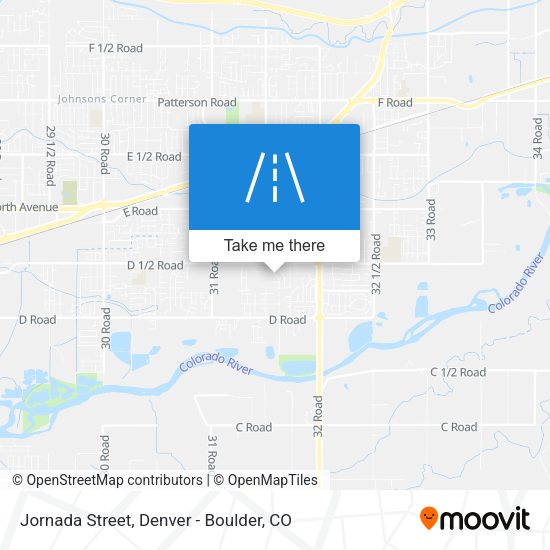 Mapa de Jornada Street