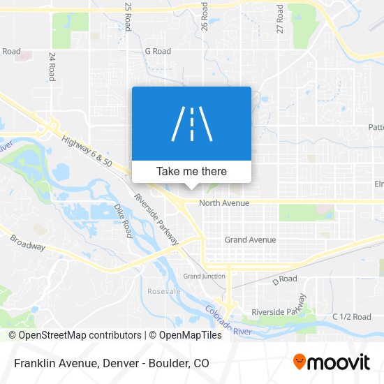 Franklin Avenue map