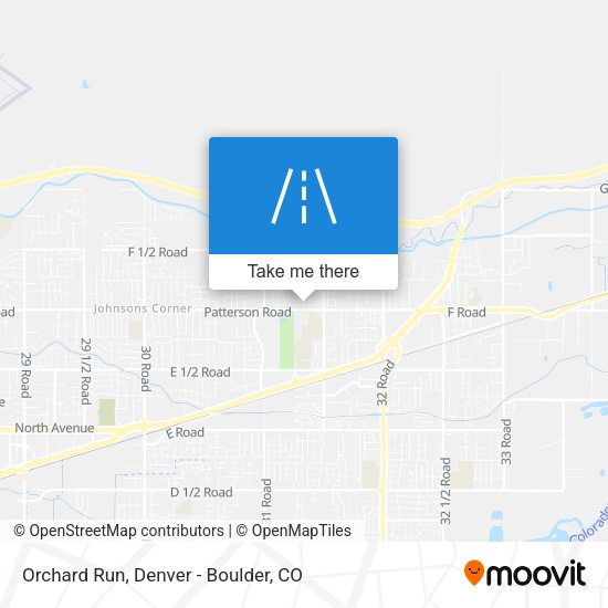 Orchard Run map