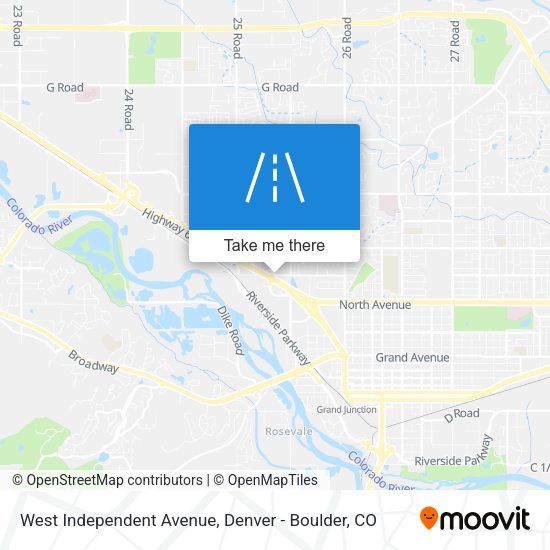 Mapa de West Independent Avenue