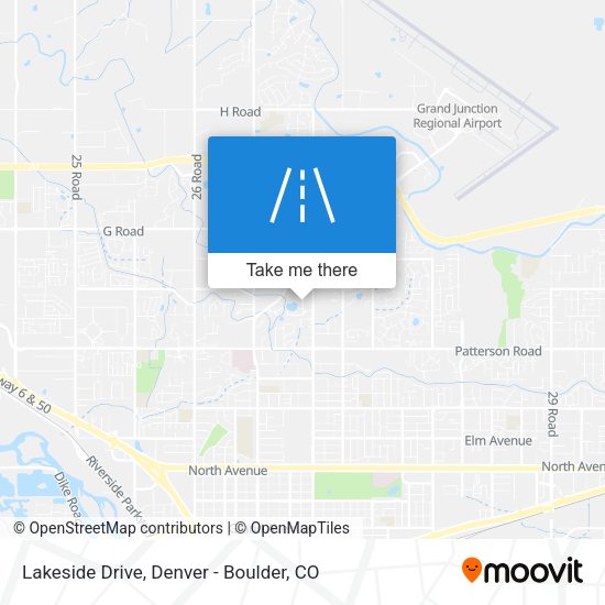 Lakeside Drive map