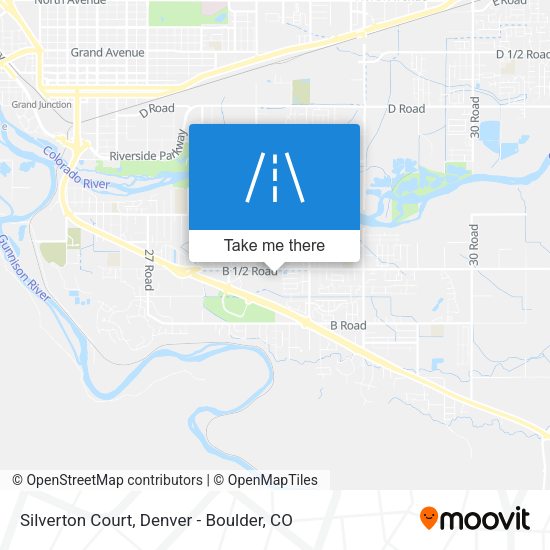 Mapa de Silverton Court