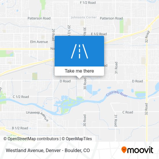 Mapa de Westland Avenue