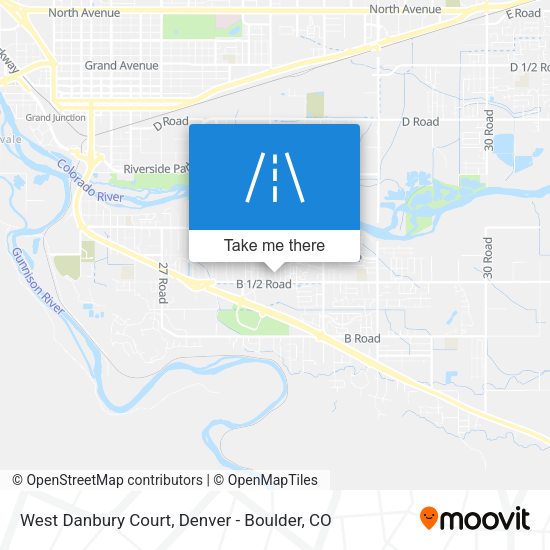 West Danbury Court map