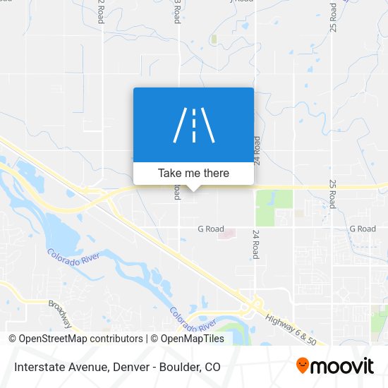 Interstate Avenue map