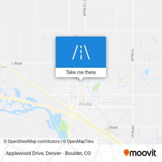 Applewood Drive map